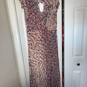 Tracy Reese Pink and Black Asymmetrical Dress